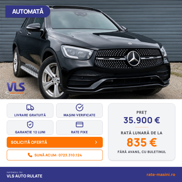 Mercedes-Benz GLC-Klasse GLC 300 d 4Matic AMG Line/Transport Gratuit/Garantie 12 Luni/Rate Avans 0 Doar Cu Buletin